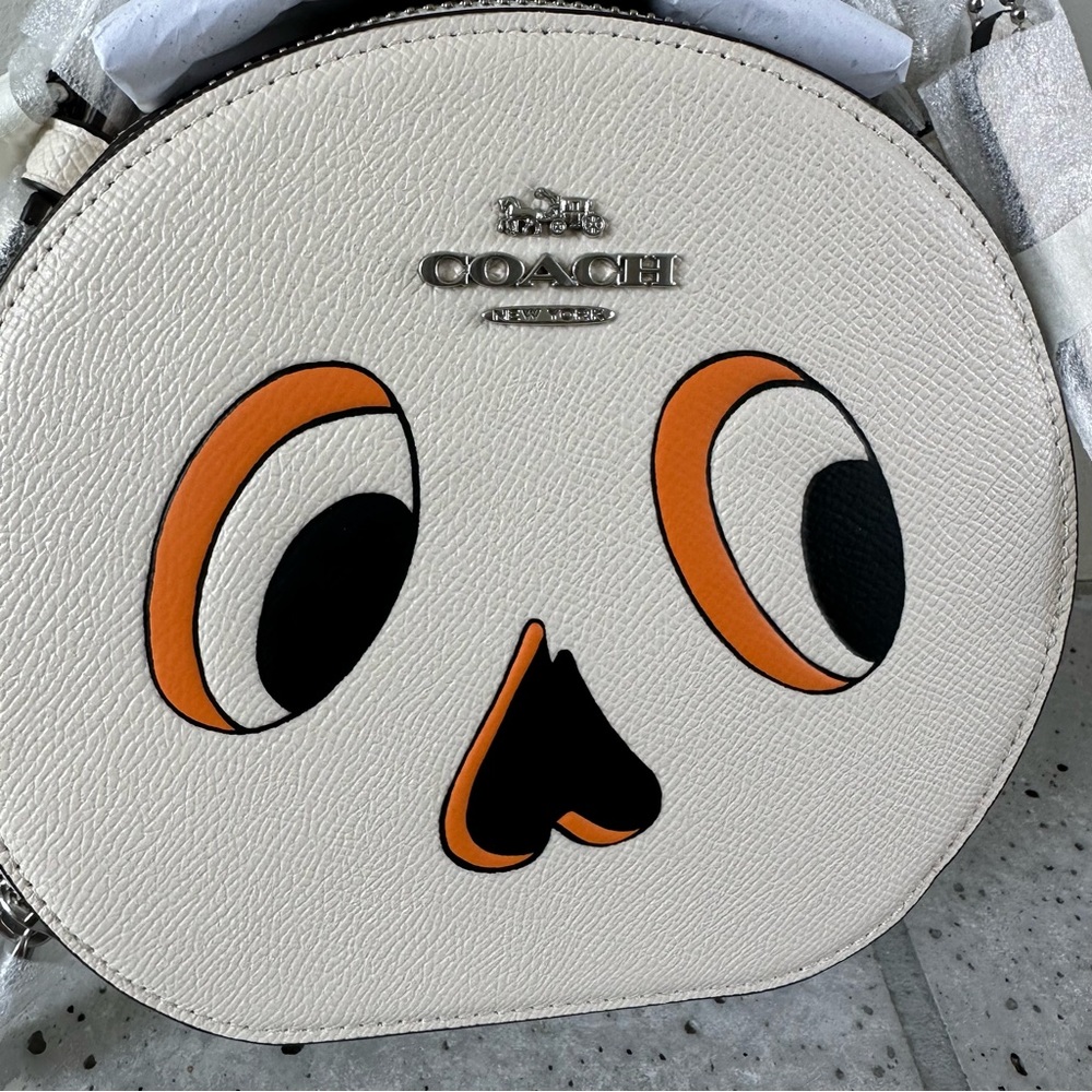 NWT Coach Canteen Crossbody With Halloween Skeleton - Picture 3 of 10